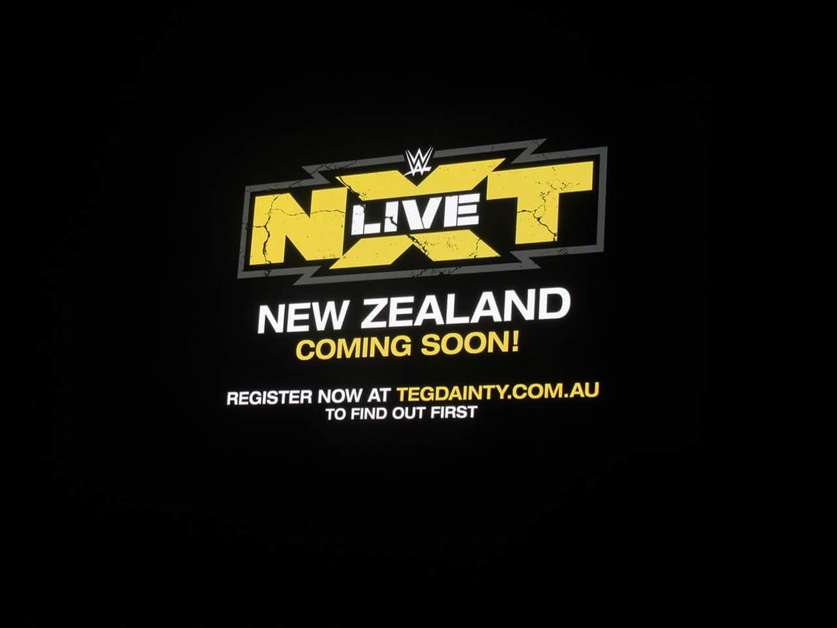 TheShaunHD's tweet photo. Still amazed at the announcement made at WWE LIVE: Auckland last week, NXT is coming to NZ #wwe #wwenxt #nxtlivenz https://t.co/Nj9DtwXYeN