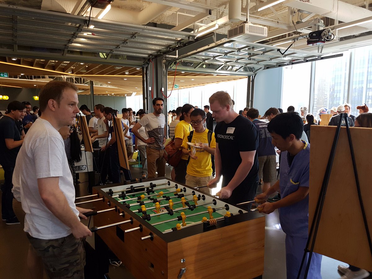 Alida_Inc's tweet photo. Our team placed third at last night's #MSVanTechFoos Challenge! Thanks to @MicrosoftVan for hosting. #foosball https://t.co/06frl5SjV0