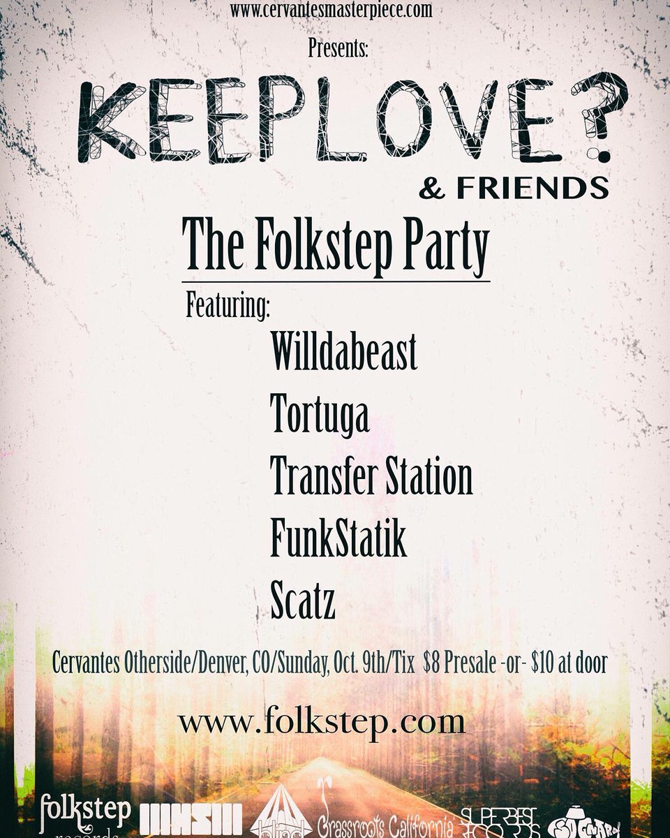 tortugabeats's tweet photo. 10/9 @CervantesDenver w/ @Keeplovedetroit @illdabeast @TrnsferStation @FStatik @Scatz_official https://t.co/k5ZKaX0pZ8