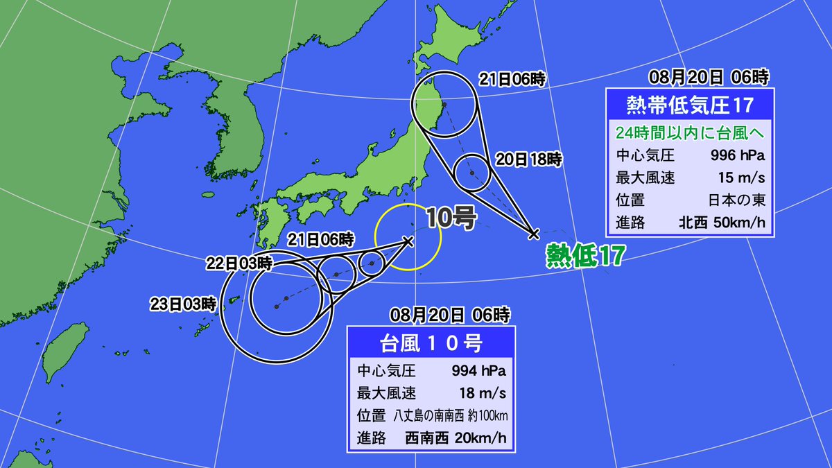 増田雅昭 台風10号と 次の台風になる見通しの熱帯低気圧の影響で 関東周辺の海は 波が高くなっています 海では慎重な行動を 台風10号は南西方向へ進みますが 来週 複雑な動きをする可能性あり 次に台風になる見通しの熱帯低気圧は北日本へ 台風 増田雅昭 台風10号と 次の台風になる見通しの熱帯低気圧の影響で 関東周辺の海は 波が高くなっています 海では慎重な行動を 台風10号は南西方向へ進みますが 来週 複雑な動きをする可能性あり 次に台風になる見通しの熱帯低気圧は北日本へ 台風