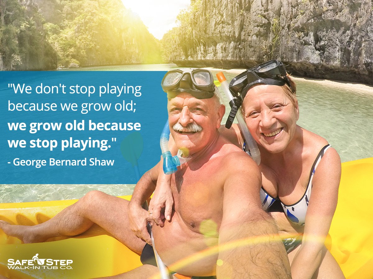 SafeStepTub's tweet photo. We're never too old to have some fun! https://t.co/wbf6QrNcoX