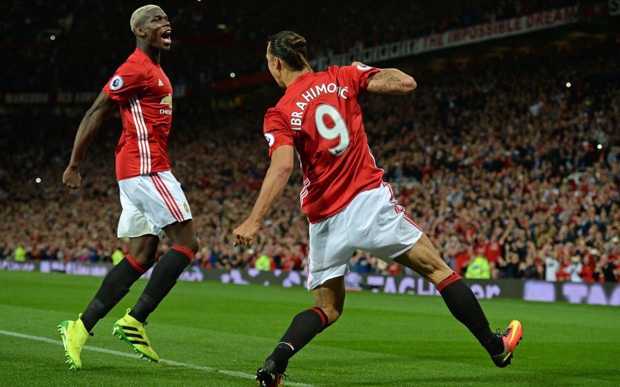 futbol_onfire's tweet photo. Pogba se estrena, Ibrahimovic hace doblete y Mourinho le da el liderato al ManU.

Manchester U 2-0 Southampton. https://t.co/HIvEFR0WQL