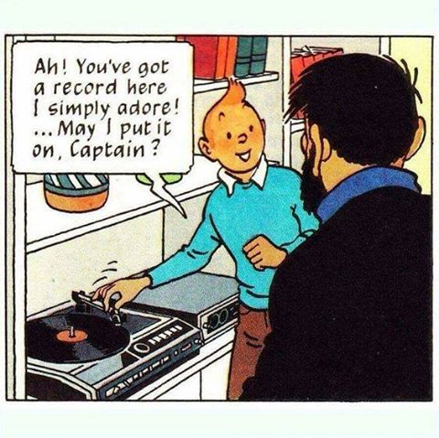 what's Tintin's jam? it's from "Tintin &amp; Picaros" from '75 so I hope it's some wild eurodisco or a Can record