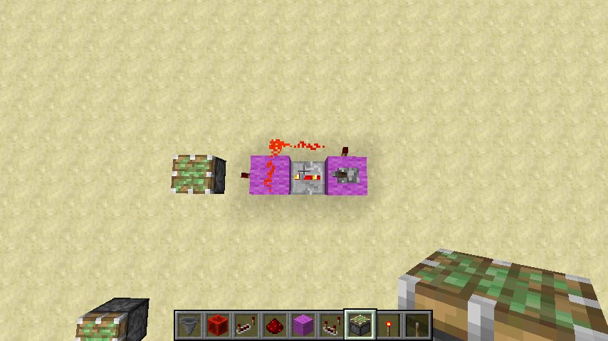 Minecraft赤石回路紹介bot パルサー回路 コンパレーターを使わない昔ながらのパルサー T Co Ifdullaxo3