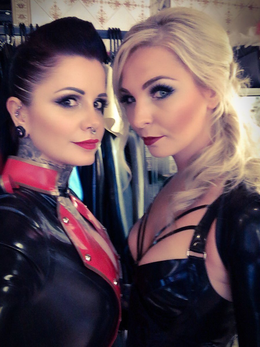 With my dear friend Fräulein Aurora ❤️ #dreamteam #fetishmodels #mistress #bdsm