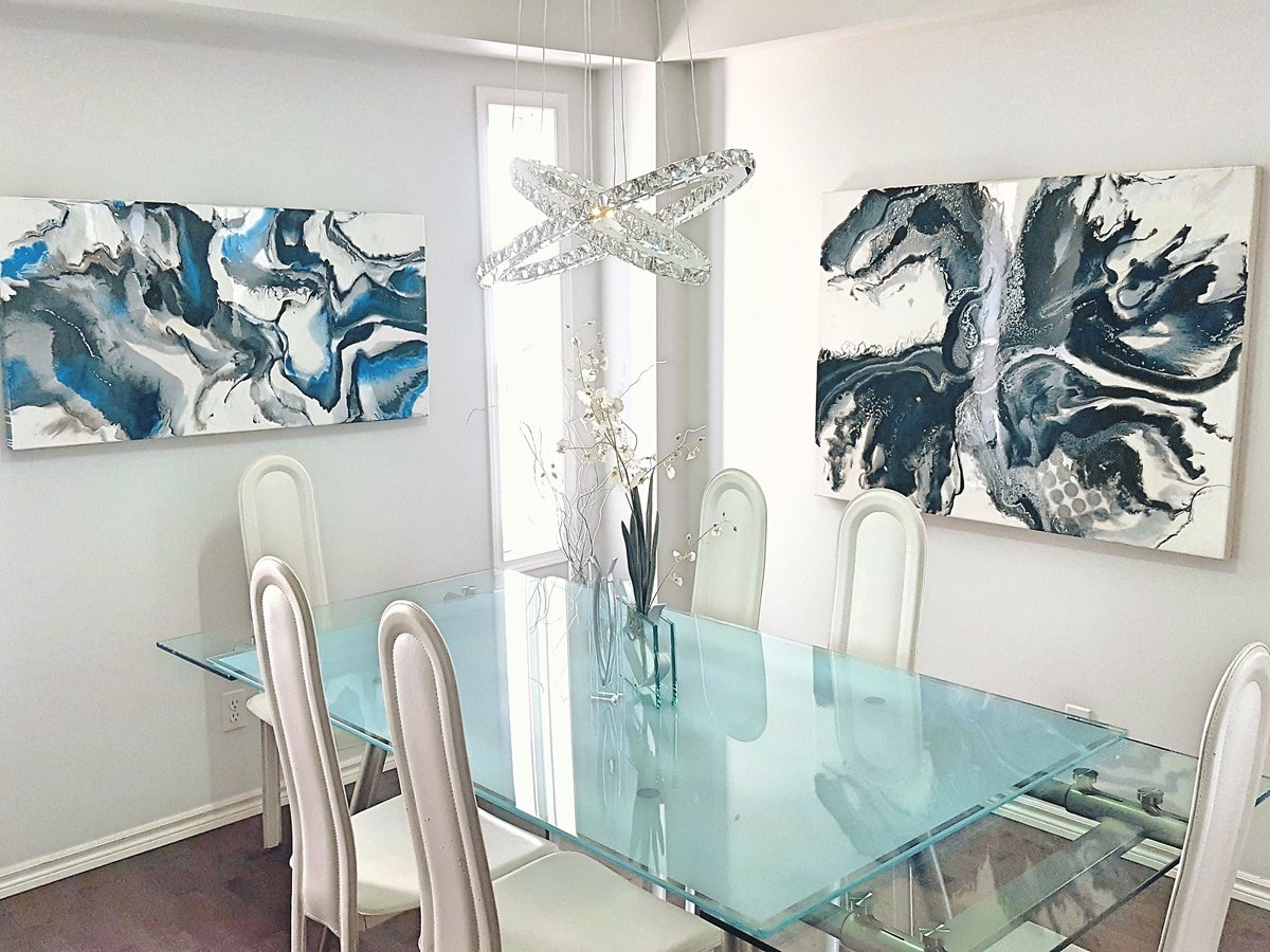 modernemulsions's tweet photo. Light everything. Bold art. Just the way I like it. 

#abstractpainting #interiordesign #wallart #creativebizhour https://t.co/jgcqXsS3eP
