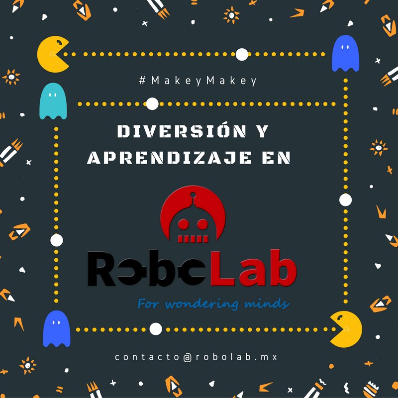 Robolab_mx's tweet image. Conoce y diviértete a lo grande con este magnífico invento #MaKeyMaKey en @Robolab_mx