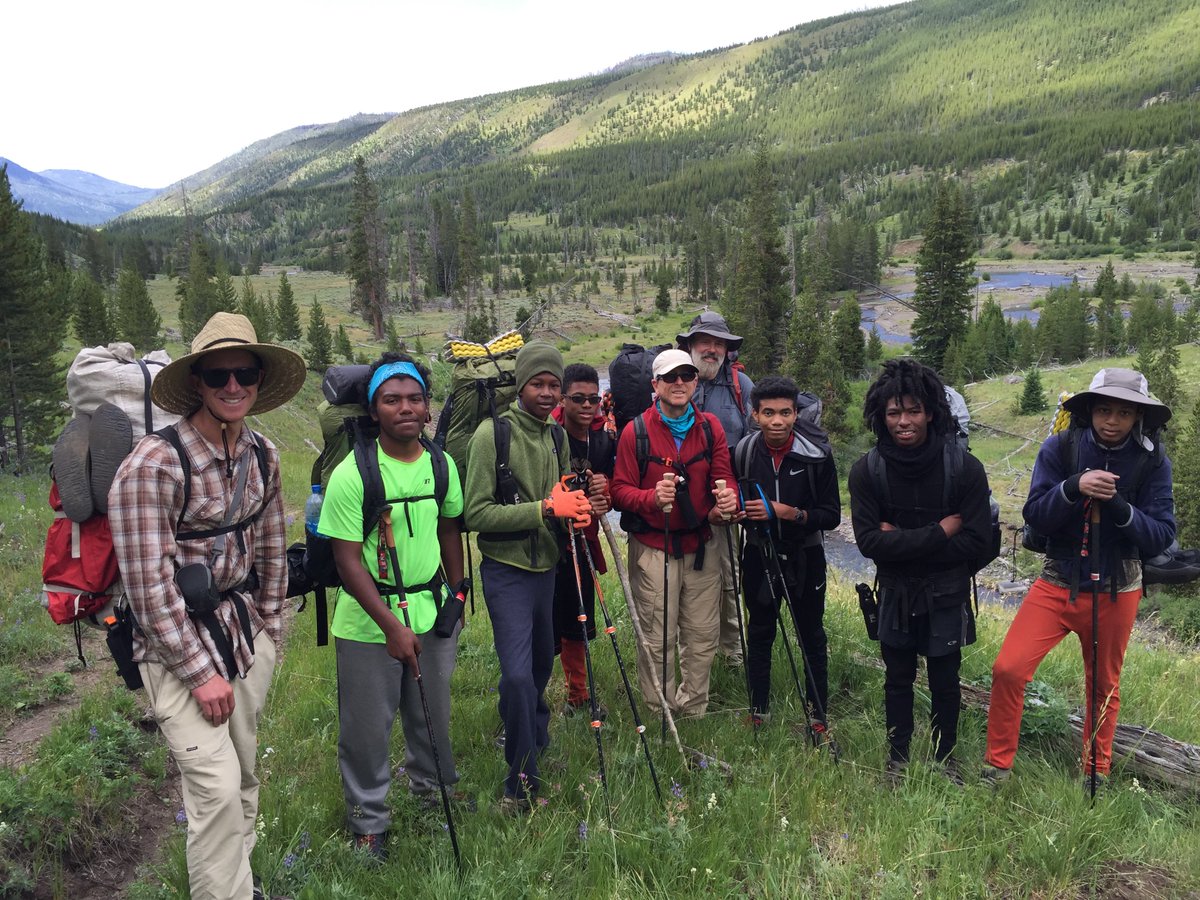 wildernessworks's tweet photo. Exiting Yellowstone - much thanks to guides Tad Porter, Bo Fredlund and Howie Wolke! #getoutside #wildernessworks https://t.co/x3aFPTBl2A