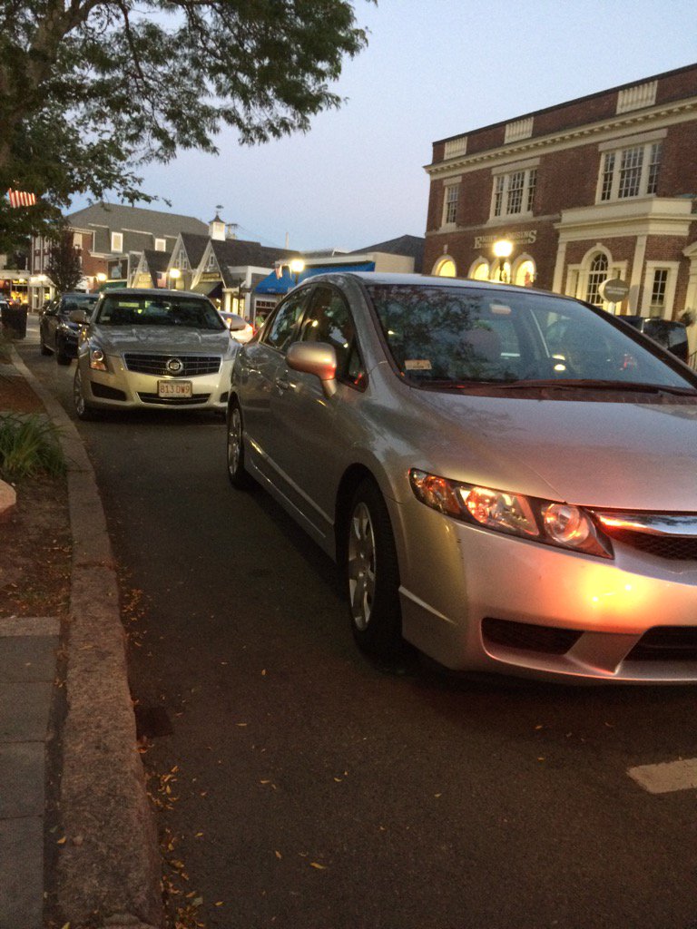 gpb227's tweet image. Apparently this car left room for the Holy Ghost. #parallelparkingfail
