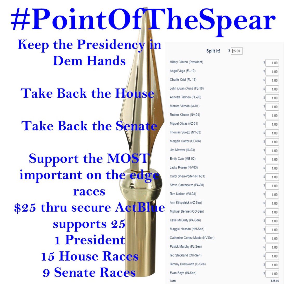 MyPenny_x2's tweet image. Join me in supporting #PointOfTheSpear via @actblue actb.lu/p/pointofthesp…
$25 to support 25
#UniteDem #UniteBlue