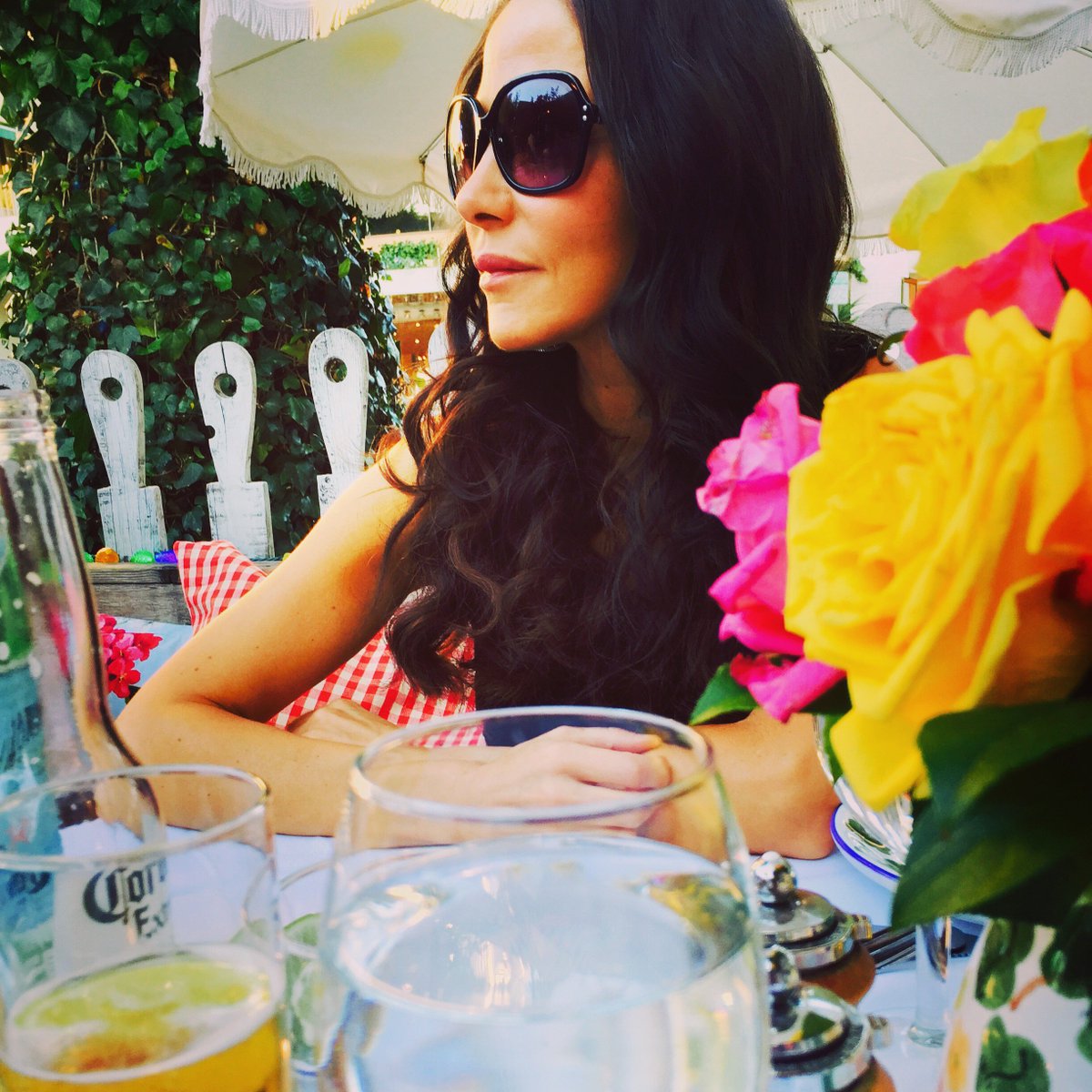 LA lunch meetings can be hard work... <a href="/IvyRestaurants/">The Ivy Restaurants</a> #yum #weho