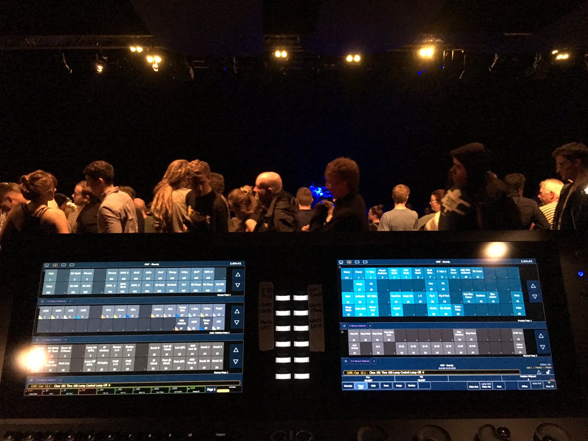 VisionFactoryUK's tweet image. Having to busk on an @ETCInc Gio with a theatrical rig! #Challenge #Lighting #LiveMusic @ThePleasance @edfringe