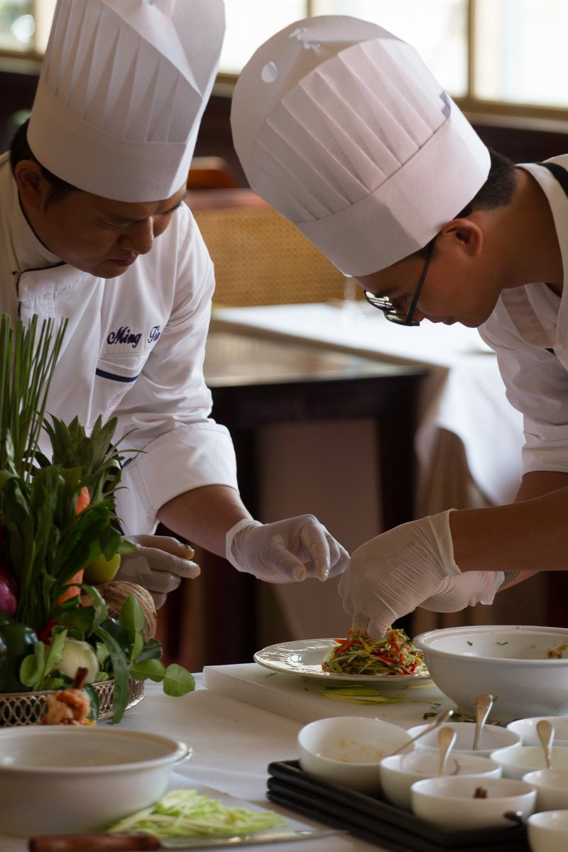 Put your chef’s hat on and Learn #RoyalCambodianCuisine at bit.ly/2akhpx2 in the famed Raffles kitchens!