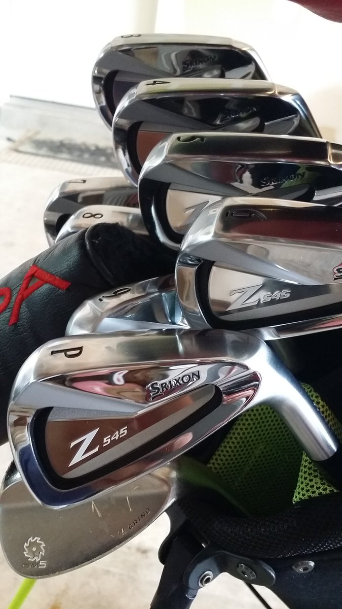 Hula_Rock's tweet photo. Fresh @SrixonGolf sticks #Z545. Almost to good looking to hit. https://t.co/O8KV3xJAvF