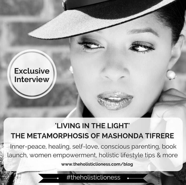 Full interview theholisticlioness.com/blog/mashonda