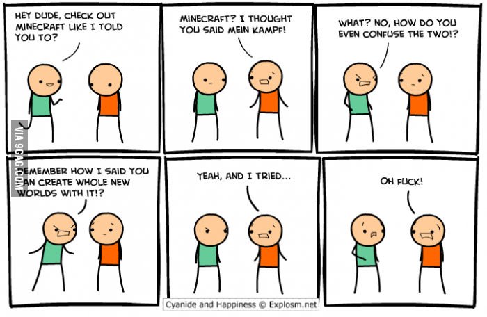 Sminecraftstuff's tweet image. Hilarious xD