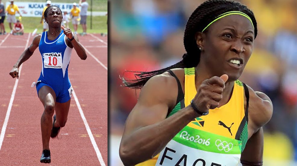 NJCAA's tweet image. Former Barton (KS) sprinter Simone Facey earns #Silver in the #Olympics 4x100m relay!  #NJCAAinRio #JAM