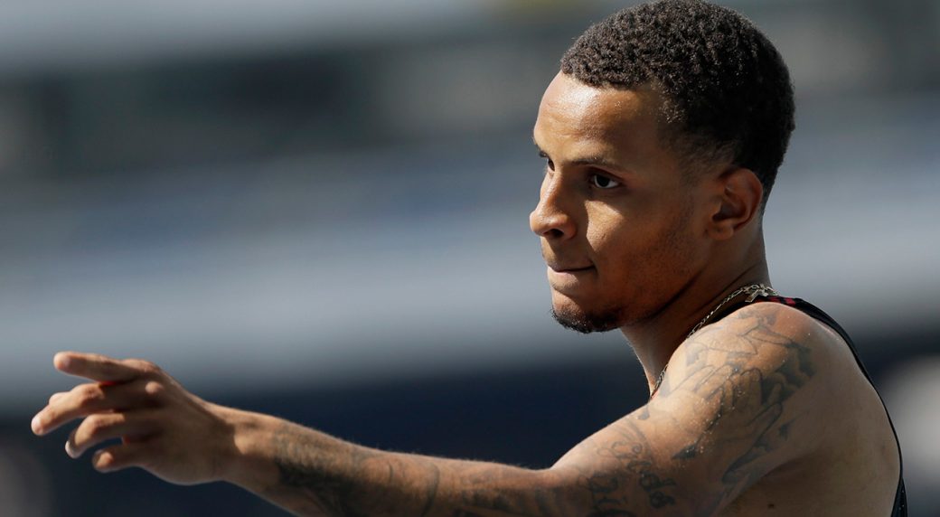 Sportsnet's tweet photo. UPDATE: After USA DQ, De Grasse-led Canadian 4x100m relay team wins bronze https://t.co/UYIbrZZBA3 https://t.co/ASTmDmgZgn