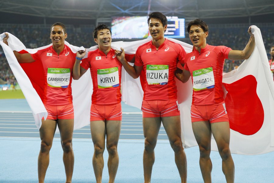 リオ五輪 陸上男子400mリレー銀 イケメン4選手 に注目集まる 走りも顔もカッコイイ モデルプレス