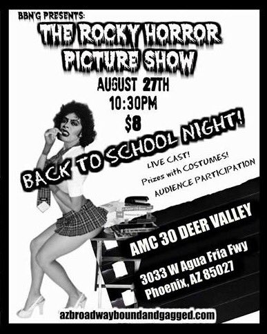 #BackToSchool night with #schoolgirls and #schoolboys at #RockyHorror #rockyhorrorpictureshow #phoenix #deervalley