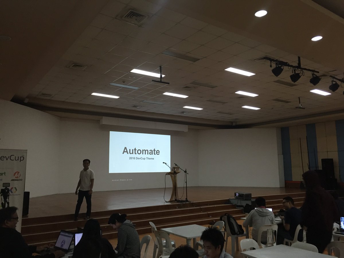 DevCup's tweet photo. 2016 #WebGeekDevCup Theme: Automate https://t.co/bBxbtGkm8T