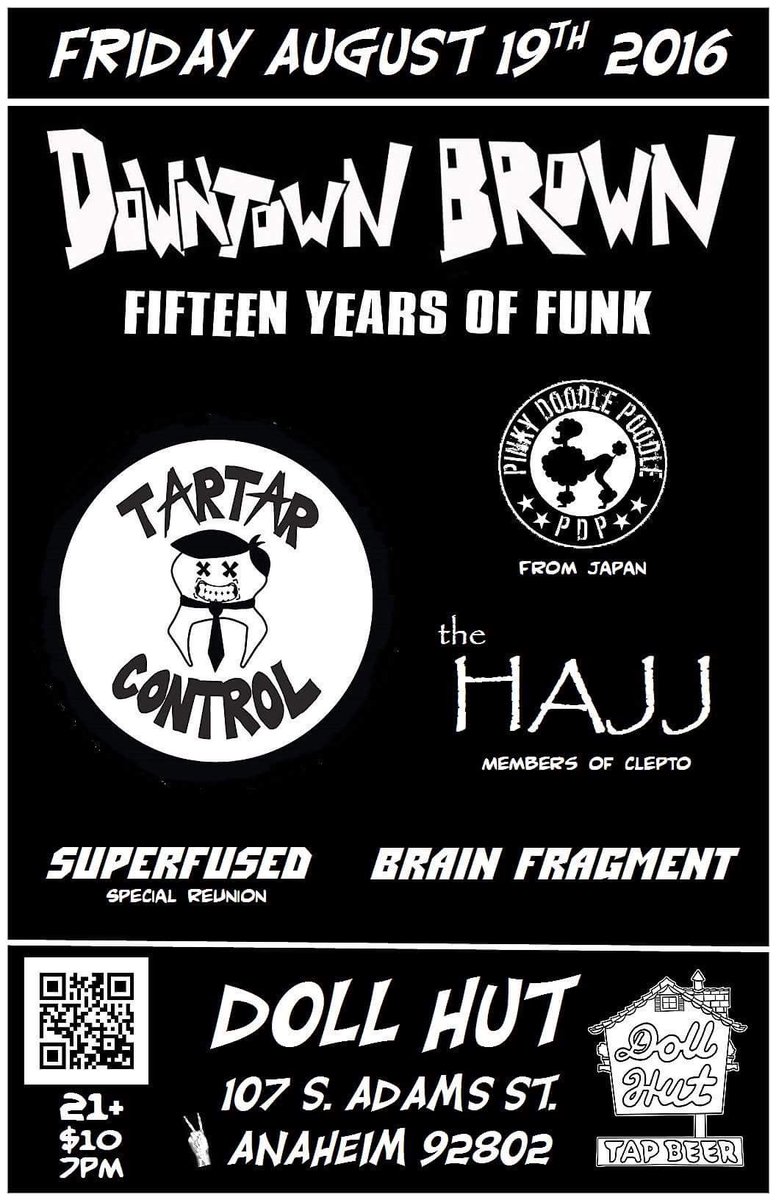 Tonight!! #funk #punk #Mormons and #rocknroll