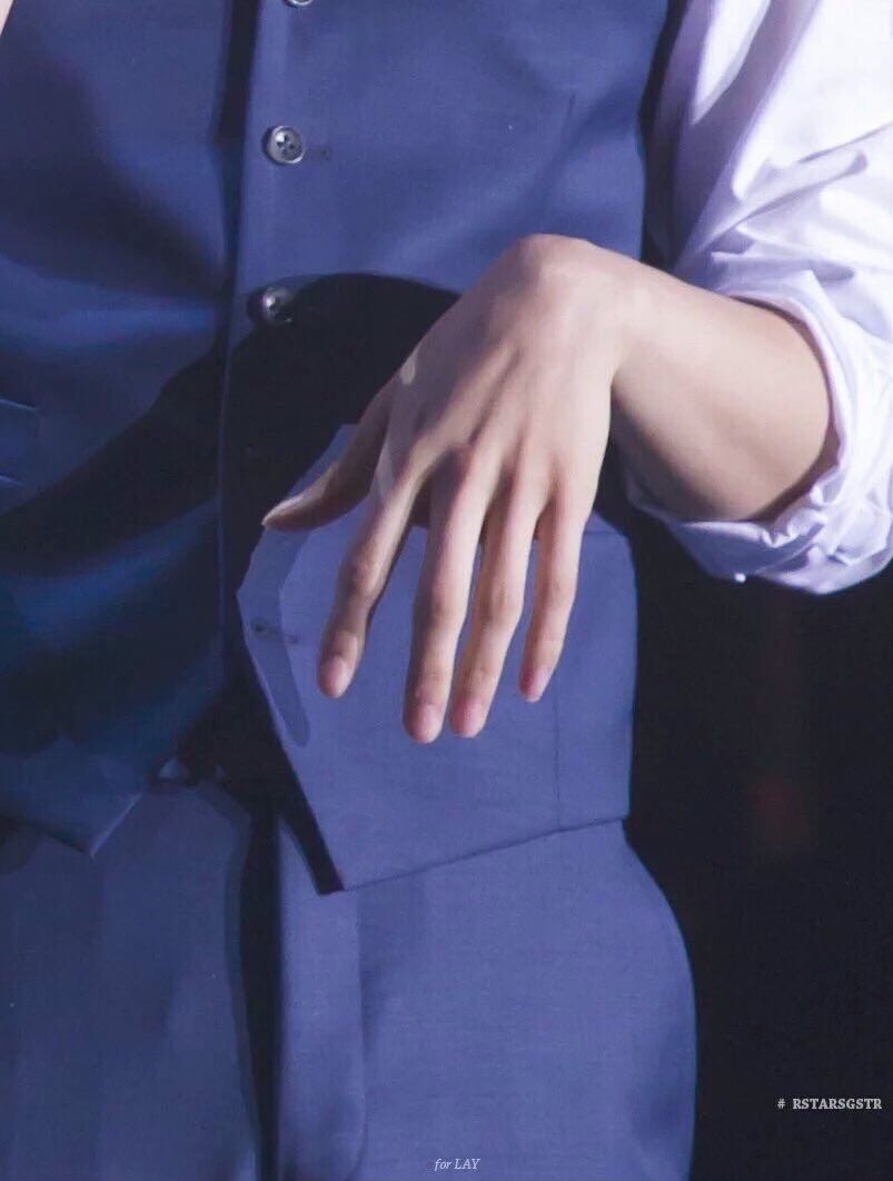 guxxidaze's tweet image. yixing's hand rt if you agree