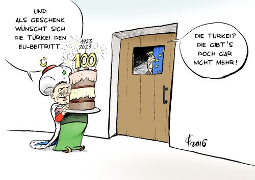 Jolimonde Tuerkei Will Eu Beitritt Im Jahr 23 Als Geburstagsgeschenk 100 J Turkische Republik Von Paolocalleri