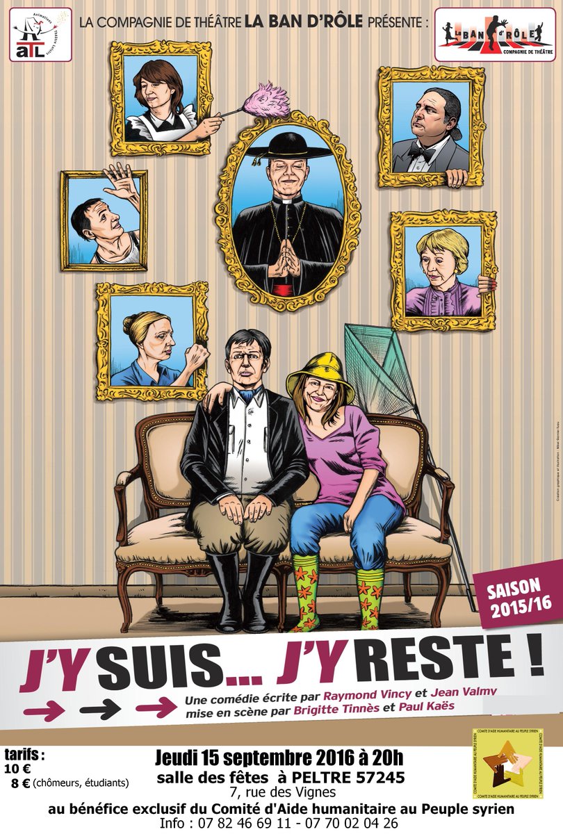 LABANDROLE's tweet image. Poursuite de la tournée, le 15.09.16 à 20h, salle des fêtes à PELTRE 57245 au profit de COMSYR57. Venez nombreux !