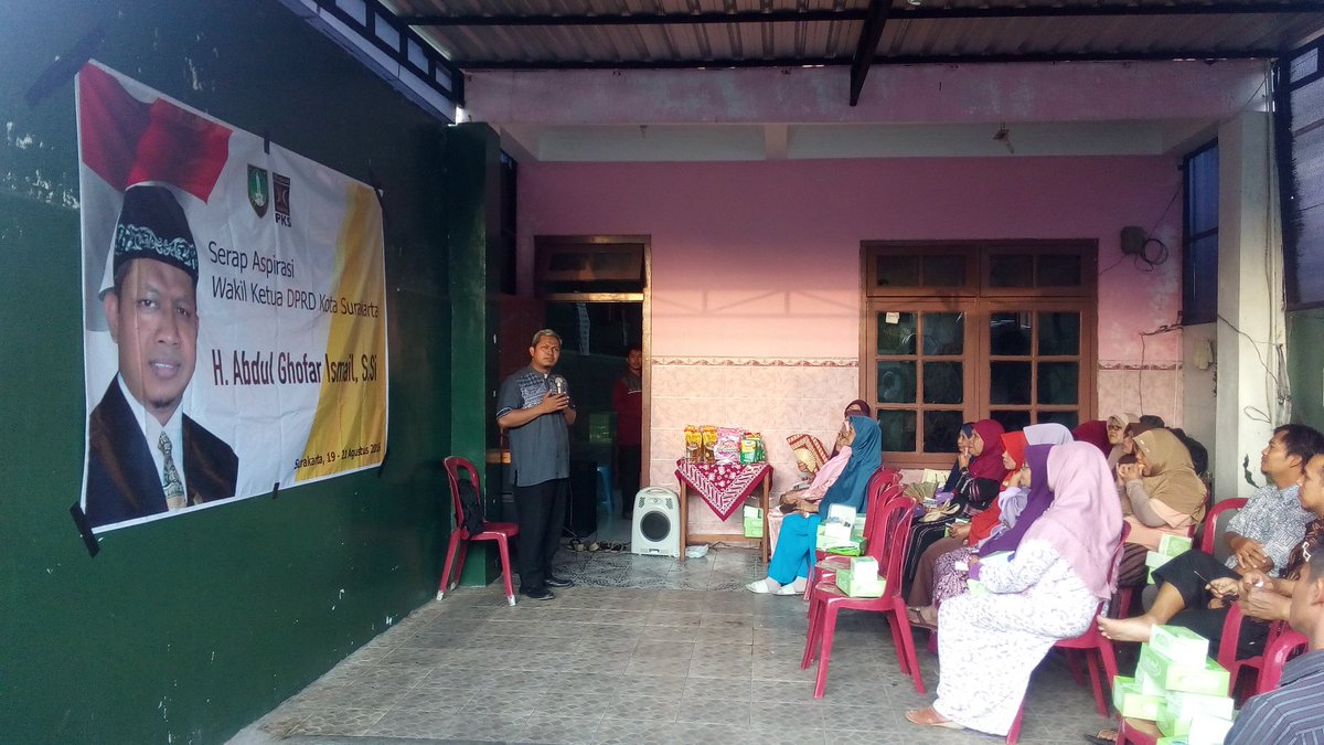 Serap aspirasi wakil ketua DPRD Solo <a href="/ABGHOIS/">ABDUL GHOFAR</a> di Mangkuyudan Laweyan