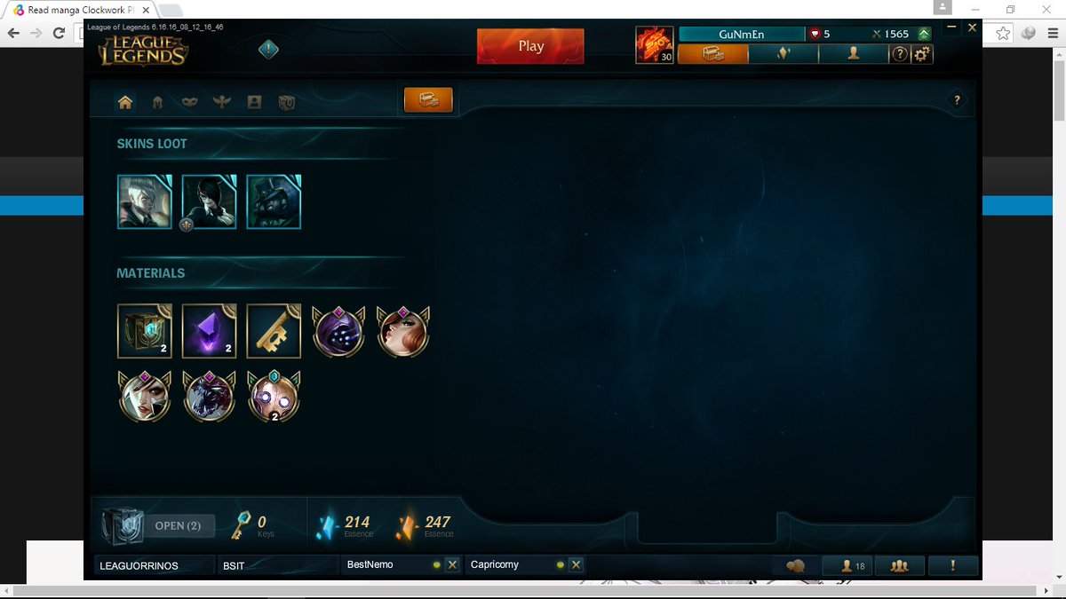 DarkCrow000's tweet photo. yung feeling na isang token na lang lvl up na, pero ang kipot ni riot. https://t.co/Ml3tyUQgQL