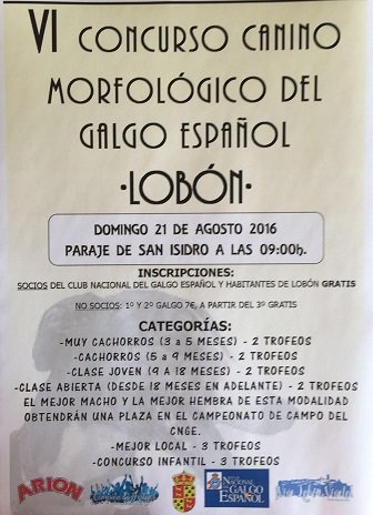 CAMBIO EN EL JUEZ QUE INICIALMENTE IBA A JUZGAR EL MORFOLÓGICO DE LÓBON. EL SUSTITUTO ES D. JOSÉ CORTES QUIJANO.