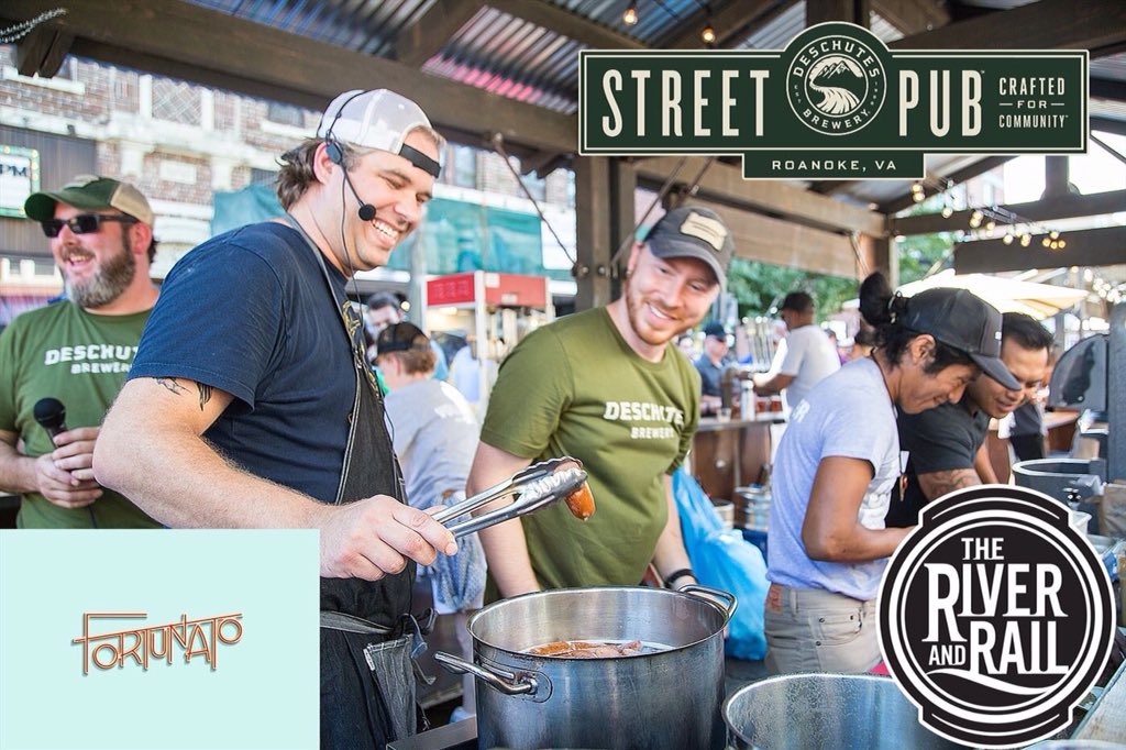 Are you ready for food pairings from #Roanoke's own <a href="/RiverRail/">The River And Rail</a> and <a href="/FortunatoROA/">Fortunato</a> with <a href="/DeschutesBeer/">Deschutes Brewery</a> at #StreetPub?!