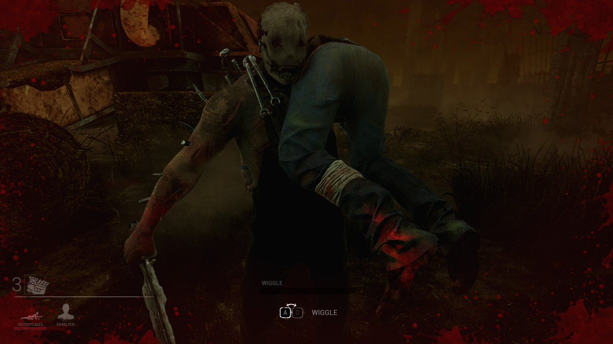 DutchyCakes's tweet photo. Wiggle wiggle wiggle *whistle*. @wilbursprinkle @Draklyen #DeadbyDaylight #PCGaming #youtube #horror #HorrorGames https://t.co/KOo3UrzbtF
