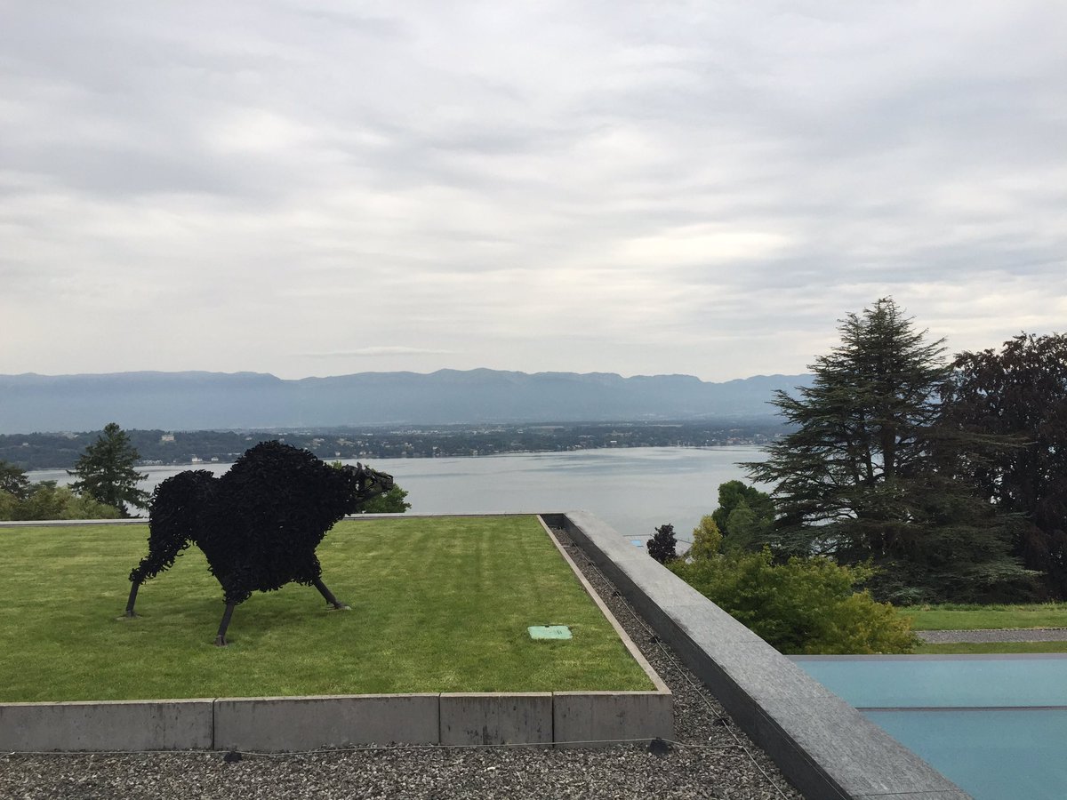 Beautiful view from <a href="/WEF/">World Economic Forum</a>'s HQ. #ShapersACM