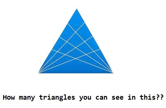 Go4IQTest's tweet image. How many triangles you can see in this pic??
Take a free iq test visit - bit.ly/2aPNXnz