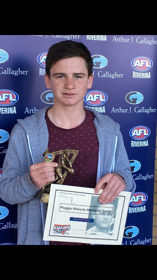 LWCrows's tweet photo. BREAKING: Angus Crelley is the #SWJFNL U/13s Football Best & Fairest for the 2016 season! #somethingtocrowabout https://t.co/3lMd6d13WS