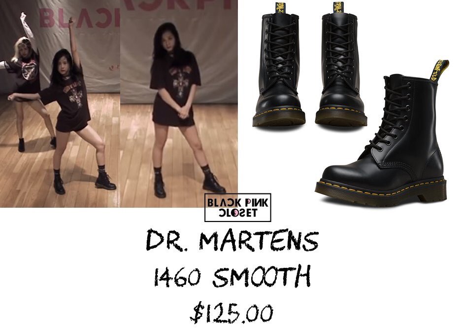 dr martens black pink