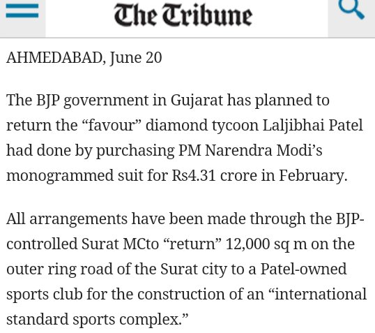 KineticKeshav's tweet image. Pic1: #ModiSuit enters Guinness book 4 being most expensive suit sold

Pic2: Favor returned to the buyer by Guj govt