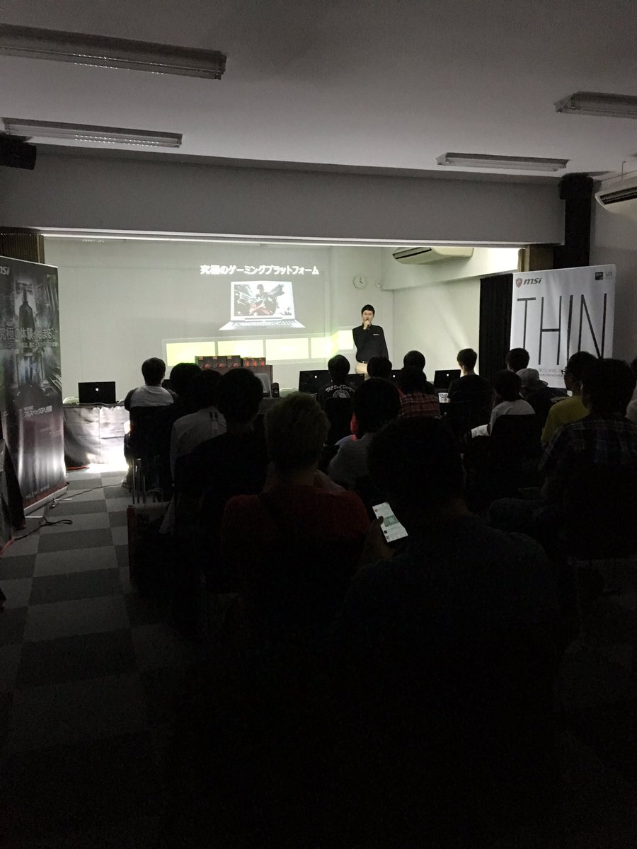 MSI_JP's tweet photo. NVIDIAの谷口氏から、8/16リリースしてからGEFORCE®︎ 10シリーズ製品を説明します！
#MSI30xark #NVIDIA #NVIDIAJP #NO1ingaming #AVA #ark https://t.co/aLmFdZwCYt