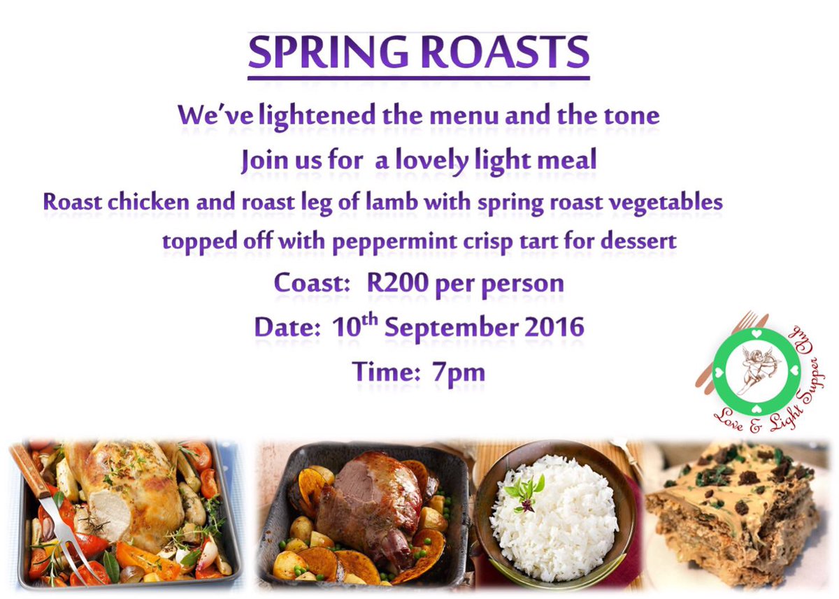 XOrdinaryWomen's tweet image. Join @Love_LightSC for a spring roast on 10 September #XWHN