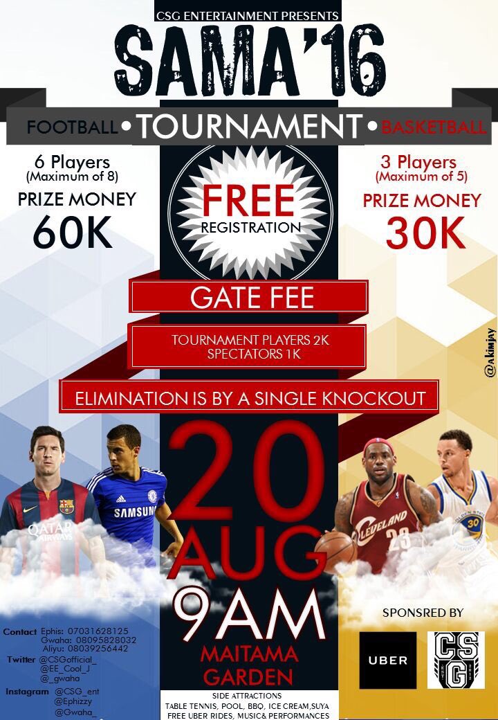 nakeesni's tweet photo. @CSGofficial_ SAMA 16 BE LIVE NOW! #sama16
Sports
Food
Good music
Fine girls to cheer
*you may just get recruited😉 https://t.co/M9aE2J6NSx