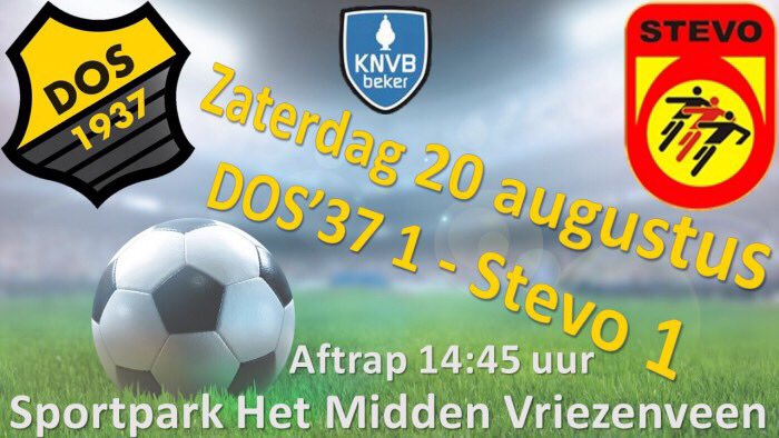 DOS37's tweet photo. MATCHDAY !
Vanmiddag spelen we onze eerste bekerwedstrijd
#dosste https://t.co/oc2tSS1Pnt