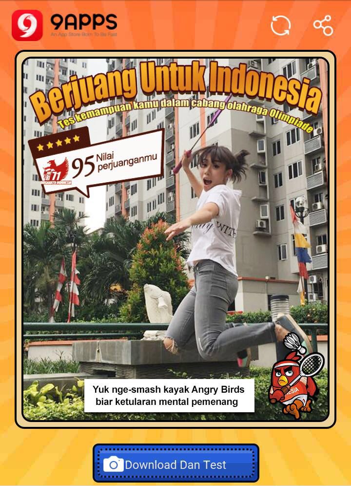 Satu SMASH akan taklukkan dunia! Ayo bela Indonesia brg <a href="/9Apps_id/">9APPS Indonesia</a> dan menangkan YAMAHA R15! #PejuangOlimpiade9APPS