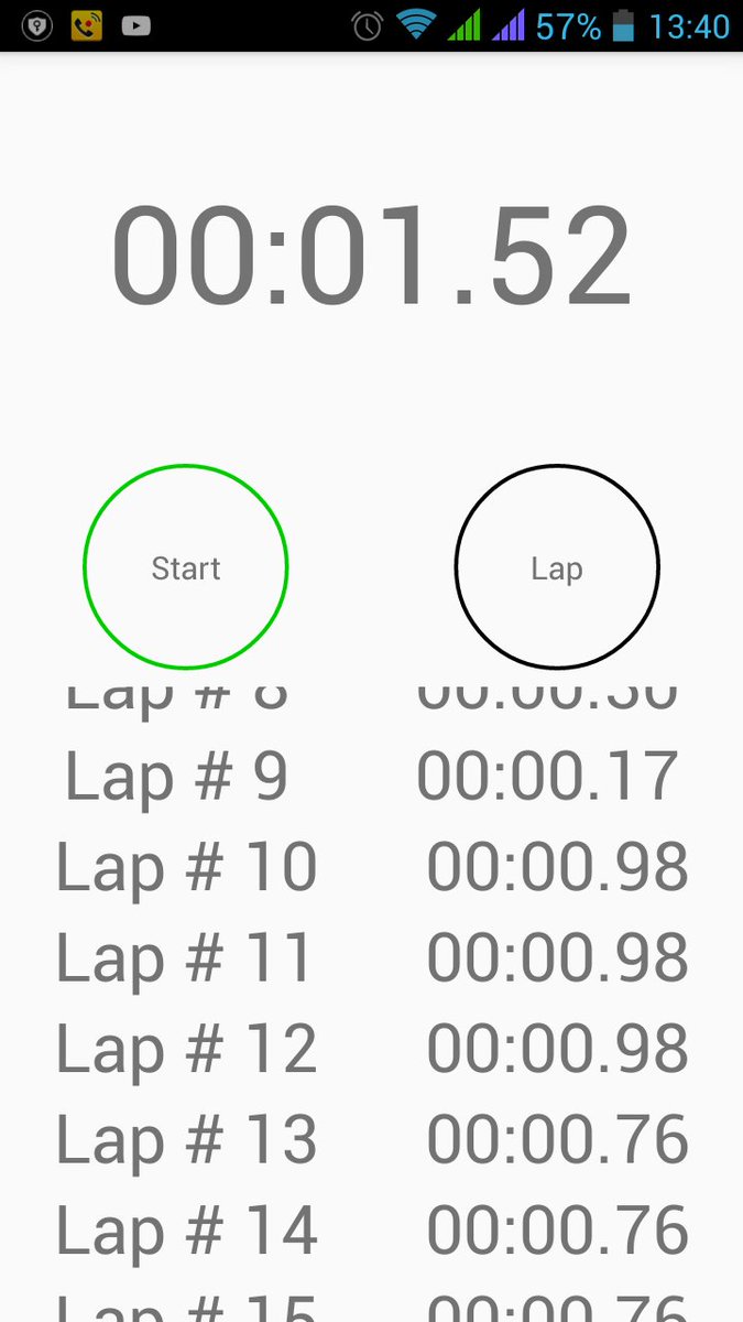 gcolor's tweet photo. My first React Native App finaly on my phone. https://t.co/tO8BTqjnjS