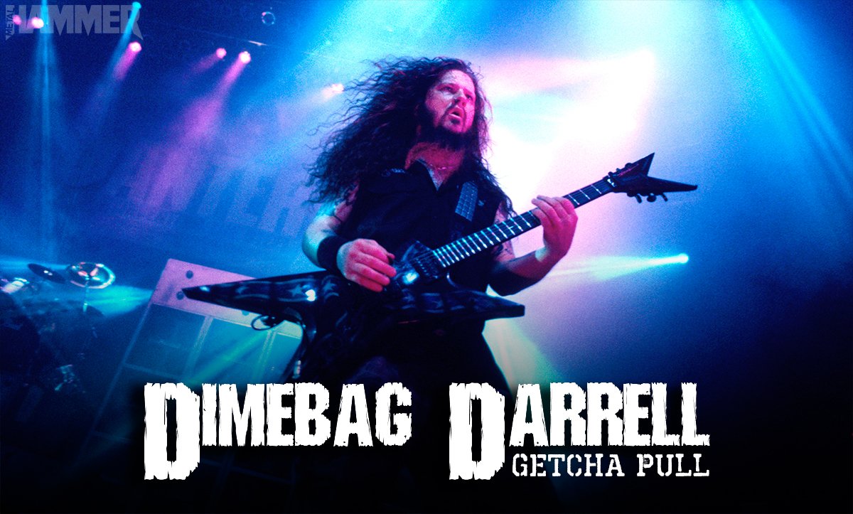 MetalHammer's tweet image. Dimebag Darrell would have been 50 today. Horns up!