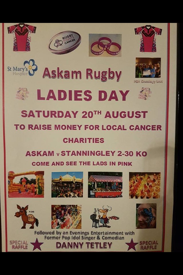 Askam_ARLFC's tweet photo. Please RT &amp; support a great cause. Activities indoors and outdoors 🙏🌤
#charity #family #community #ladiesday https://t.co/vaQrFtKDOg