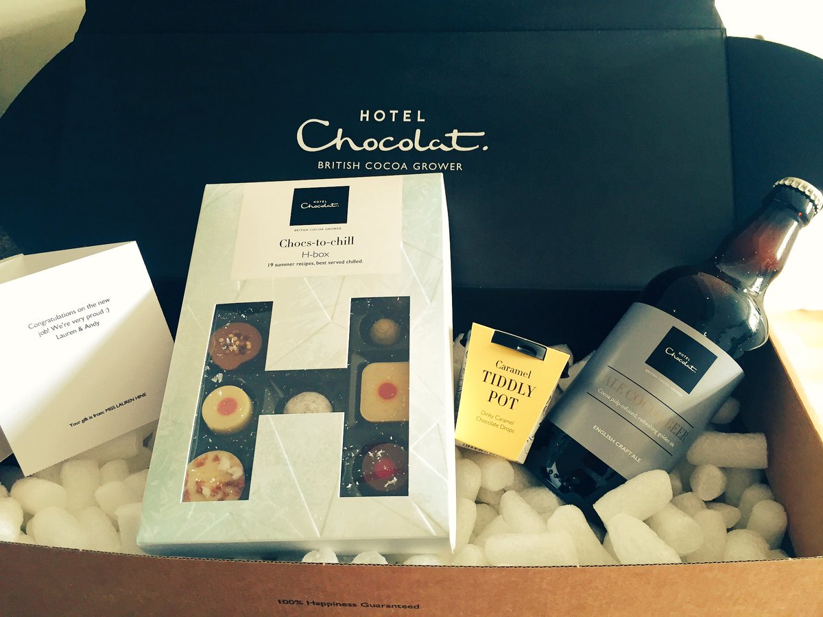 LiamNolan90's tweet photo. Nice surprise on a Saturday morning!Thanks @HineLC and @ParkerACS!😊🍫🍺🎉 #NewJob https://t.co/z8Xaen3Gxz