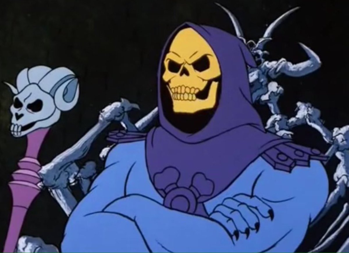 I'm totally going to fuck He-Man's shit up today. 