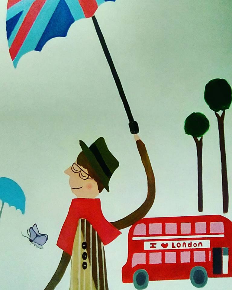 CarleyAlida's tweet photo. Another example of a #London #mural i did for a mixed #boy/ #girl room. Please get in touch for a quote #children https://t.co/z7wrsdVM5U